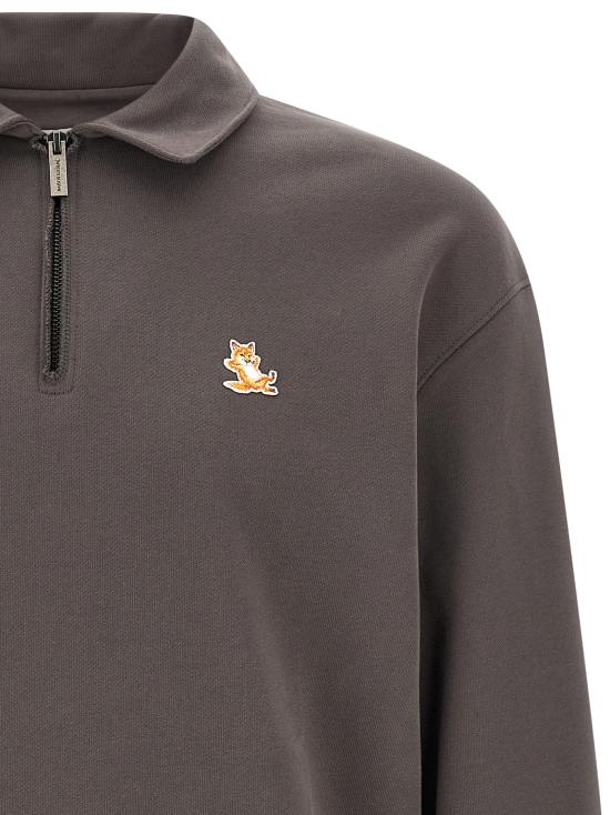 26FW 메종키츠네 긴팔 티셔츠 MRMJS15KM03410438 Gray - MAISON KITSUNE