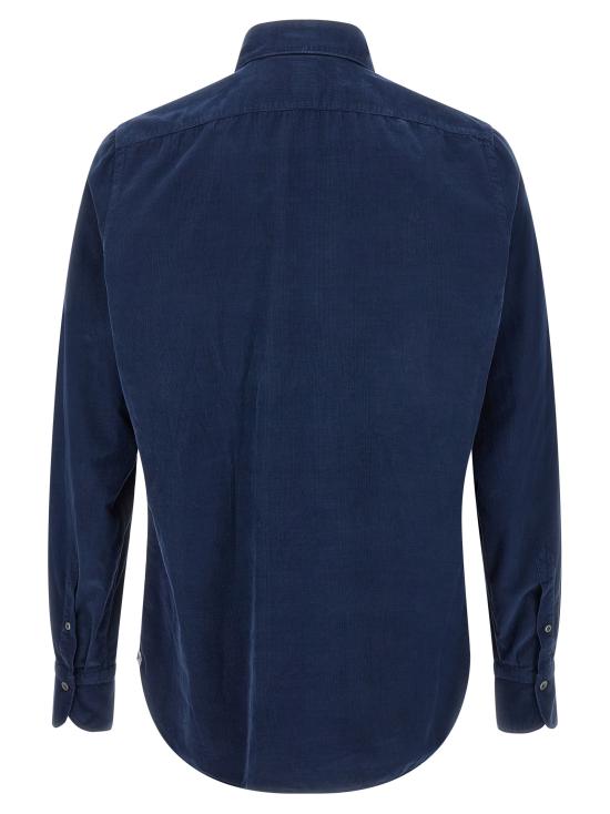 26FW 피나모레 긴팔 셔츠 C0515G14 Blue - FINAMORE
