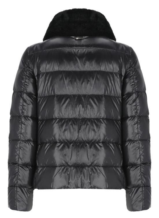 26FW 에르노 울트라라이트 나일론 & 레이디 얼터너티브 퍼 케이프 PI002017D 12017Z9300 BLACK - HERNO
