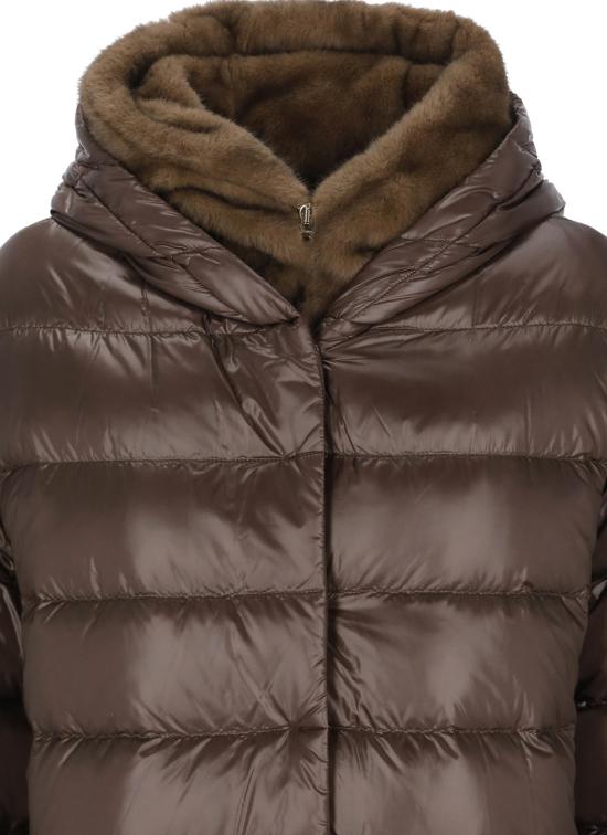 26FW 에르노 밍크 퍼 이펙트 파카 재킷 PI002312D 12017Z8810 BROWN - HERNO