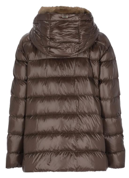 26FW 에르노 밍크 퍼 이펙트 파카 재킷 PI002312D 12017Z8810 BROWN - HERNO