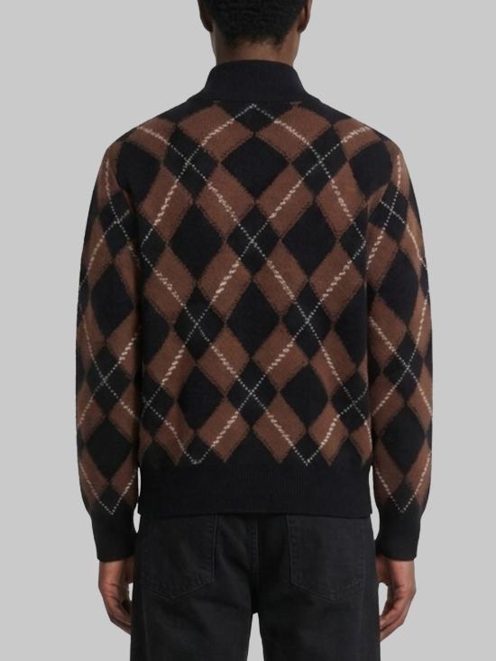 26FW 아미 스웨터 HKS897 BLACK - AMI