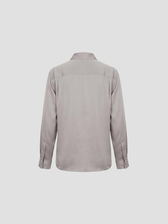 26FW 아크네 스튜디오 실크 블라우스 AB0014 DYW LIGHT LAVENDER - ACNE STUDIOS
