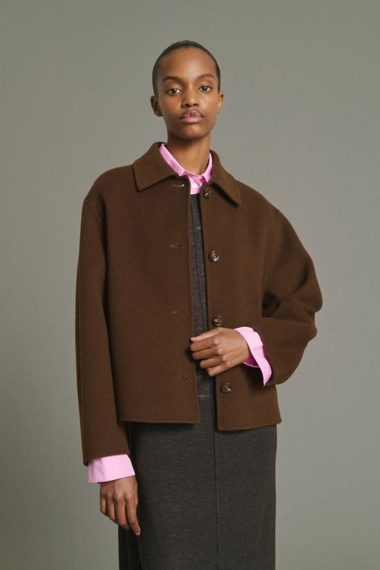 26FW 쉐르 수트 자켓 MAN0356GYODA MAR0525W CHOCOLAT - SOEUR