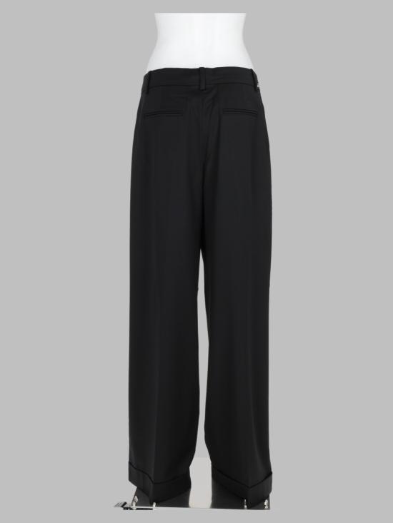 26FW 가니 스트레이트 팬츠 A1080200 099 BLACK - GANNI