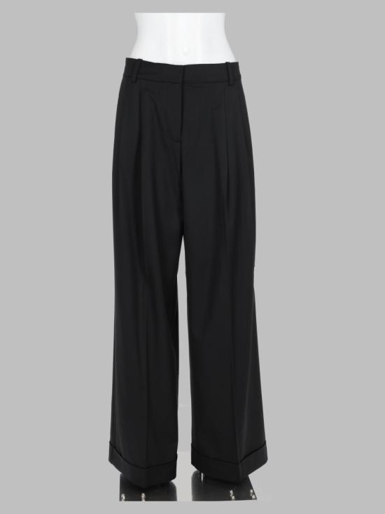 26FW 가니 스트레이트 팬츠 A1080200 099 BLACK